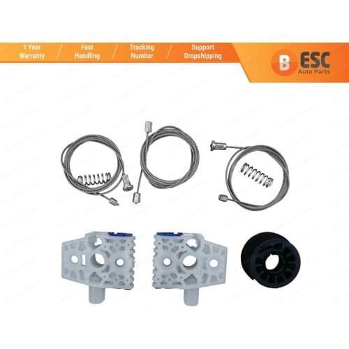 ESC Auto Parts EWR5056 Electrical Power Window Regulator Repair Kit Front Left Driver Side for VW Golf MK7 4/5 Door 2014