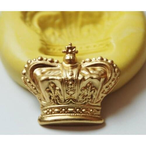 Royal crown silicone fandont mold crown Silica gel moulds crowns Chocolate molds crowns candy mould wedding silicone molds
