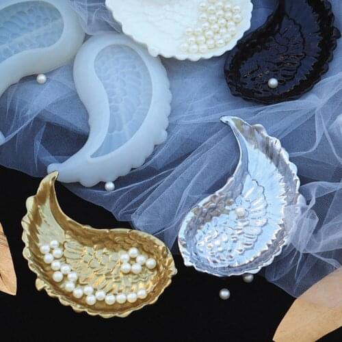 Angel Wing Shaped Silicone Mold for Jewelry Making Tool Transparent Moulds UV Epoxy Resin Decorative Craft