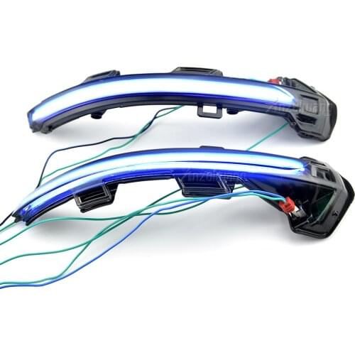 LED Dynamic Side Mirror Blinker Indicator Sequential Turn Signal Light For VW Volkswagen Golf 8 MK8 GTI R GTE GTD 2020 2021