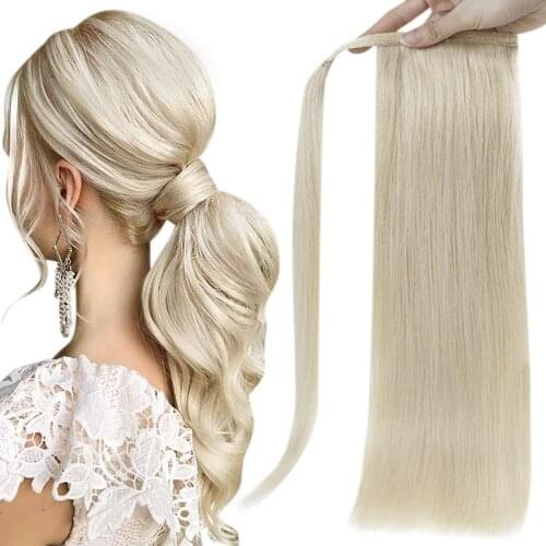 Ugeat Human Hair False Tails