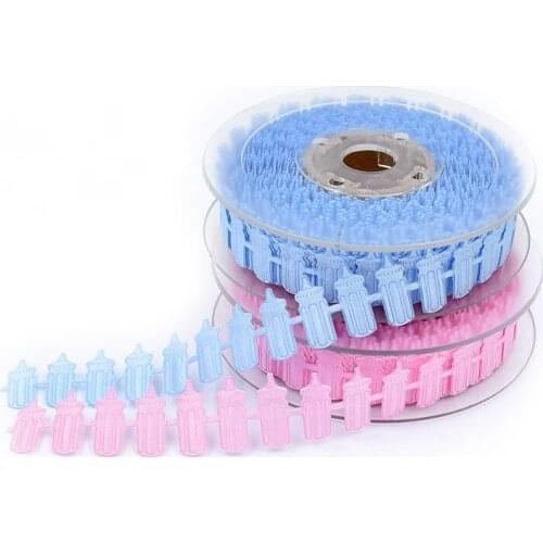 1roll Baby Bottle Pattern Embossed Ribbon for DIY Baby Clothes Lace Decorative DIY Headwear Accessories Material
