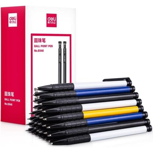 DELI S30 Gel Pen black ink 0.5mm 3PCS/Lot simple business style Signing Pen School Office supplies Gel Ink Roller Ball Pens