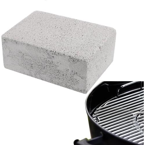 Handheld BBQ Grill Cleaning Brick Block Removing Stains Brush BBQ Tools 2Pcs Barbecue Scraper Griddle BBQ Cleaning Stone