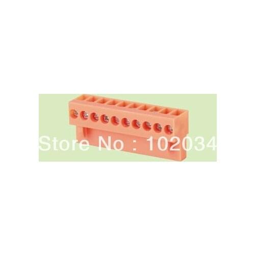200PCS HT396 HT396K + HT396V 3Pin 3.96mm Straight Pin Plug-in Screw Terminal Block ROHS
