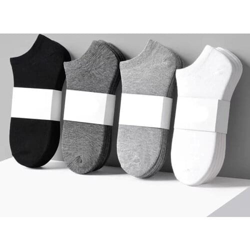 5 Pairs/Lot Women Men Breathable Boat Socks For Girl Ladies Cute Couples Socks Sweat Absorption