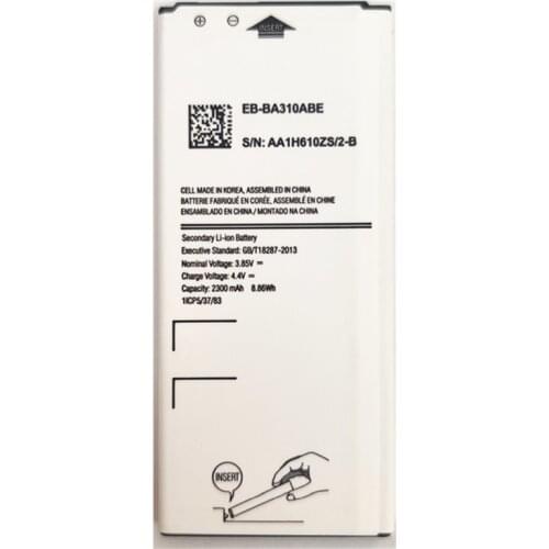 High quality 2300 mAh Battery EB-BA310ABE ABA for Samsung GALAXY A3 2016 A310 A5310A SM-A310F Mobile Phone Rechargeable