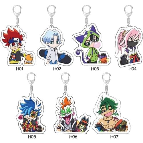 Anime SK EIGHT SK8 the Infinity Keychain Cosplay MIYA Reki Kyan Langa Hasegawa Cherry Blossom Cute Character Pendant Key Chain
