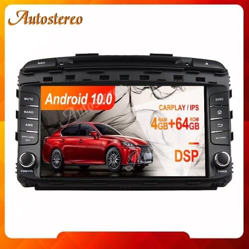 Android 9.0 GPS Navigation Car DVD Player For KIA SORENTO 2015 Multimedia Player Radio Recorder 2 DIN Head Unit Car Accessories