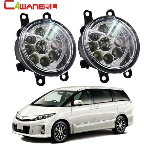 Cawanerl H8 H9 H11 Car LED Bulb Lamp Fog Light Daytime Running Light DRL For Toyota Estima MPV (MCR3_, ACR3_, CLR3_) 2000-2006