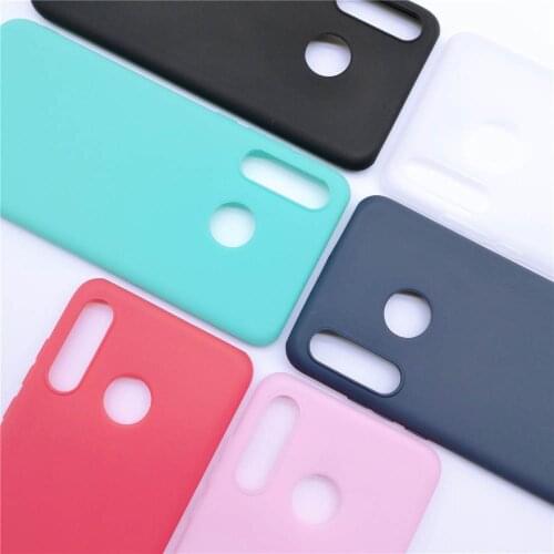 For Huawei P30 Case Huawei P30 lite Matte bumper Silicone TPU soft case for Huawei P30 Pro Ultra thin Candy color case