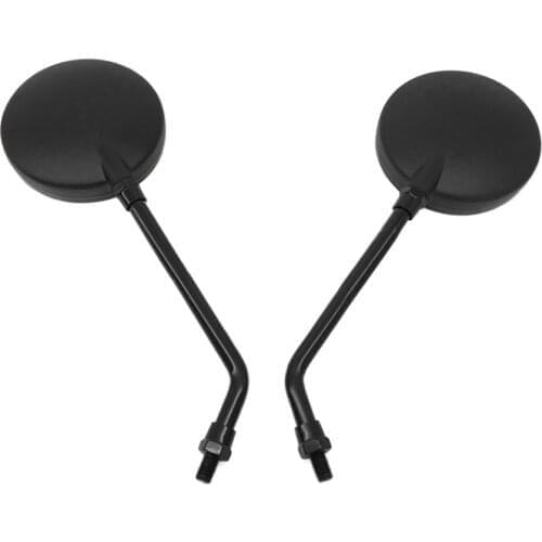 10mm Black Motorcycle Round Rearview Mirrors Side Mirror For Benelli Leoncino 500 z900rs Honda msx 125 Ducati Scrambler 800