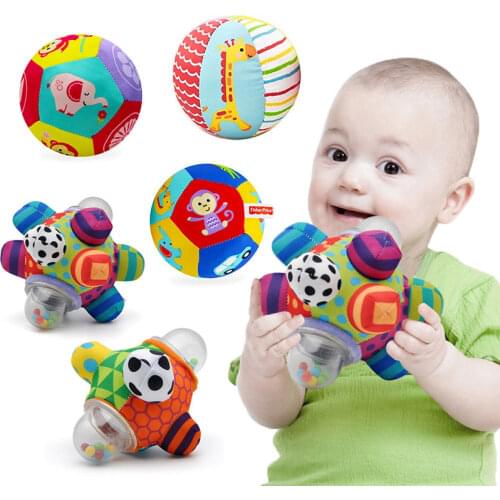 Baby Toys 0 12 Months Soft Rattle Ball Educational Development Toys For Babies Hands Grasping Rattle Toys Infant Toys
