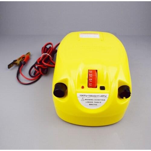 Gp80 electric air pump rubber boat inflatable pump car high pressure 80KPA 12V electric inflator electric air compressor 500LPM