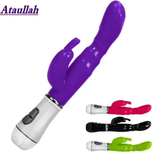 Dildo Vibrator Sex Toys for Woman Rabbit Vibrator Clitoris G Spot Stimulator 12 Frequency Mode Vibration ST019n