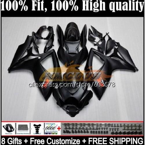 Injection For SUZUKI GSXR 600 750 CC GSXR-750 K6 750CC 5CL.10 GSXR750 GSXR-600 06 07 GSXR600 2006 2007 OEM Fairing Matte black