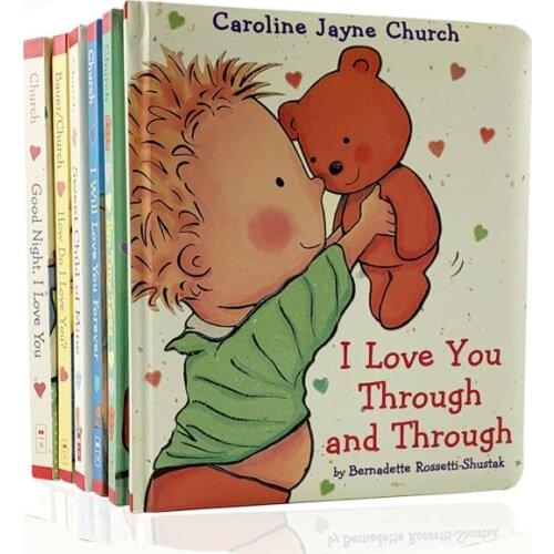 6 Books Caroline Jayne Church Childrens Enlightenment Picture Book Early Education Learning Gift Bedtime Story Book