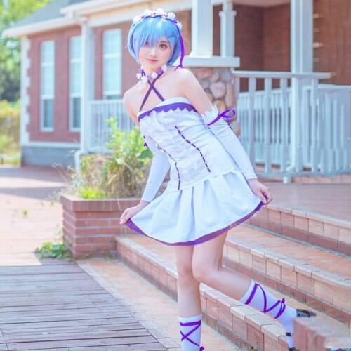 Re:Life in a different world from zero Cosplay Costume Cos Cosplay Halloween Party High Quality Costume Rem6 anime Birthday