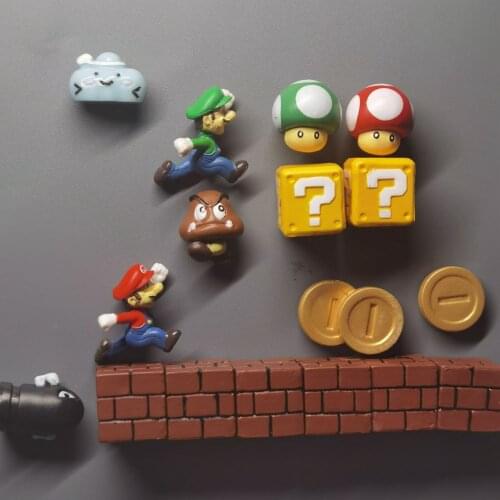 CINGO 3D DIY Cute Fridge Magnets Sets for Kids Fridge magnets magnetic decorations refrigerator decorations