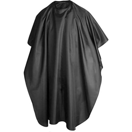 1pc DIY Hair Cutting Cape Adjustable Black Stripe Hairdressing Gown home salon Barbers Cape waterproof fabric for kids/adults