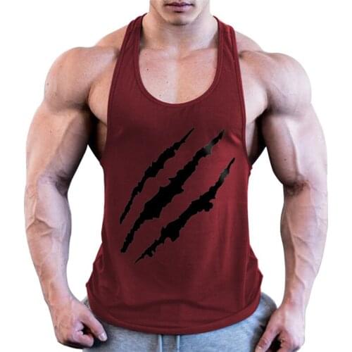 NEW Gym Tank Top Boys Men Fitness Wear 10 Color Sportwear Sleeveless Tanktop Workout Vest Black White Gray Singlets S-XXL