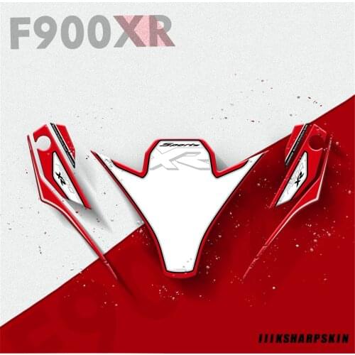New 3D Gel Motorcycle Front Fairing Sticker Protector Number Board Moto Paint Protector decals for BMW F900XR 2020 F900 xr