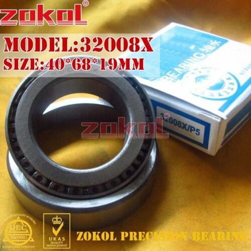 ZOKOL bearing 32008X 2007108E Tapered Roller Bearing 40*68*19mm