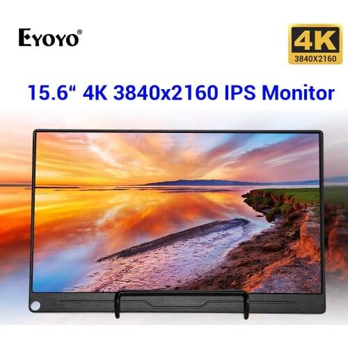 Eyoyo 15.6'' Portable 4K IPS Touch screen 1080p gaming monitor LCD HDMI USB Type C display for PC laptop phone PS4 switch XBOX
