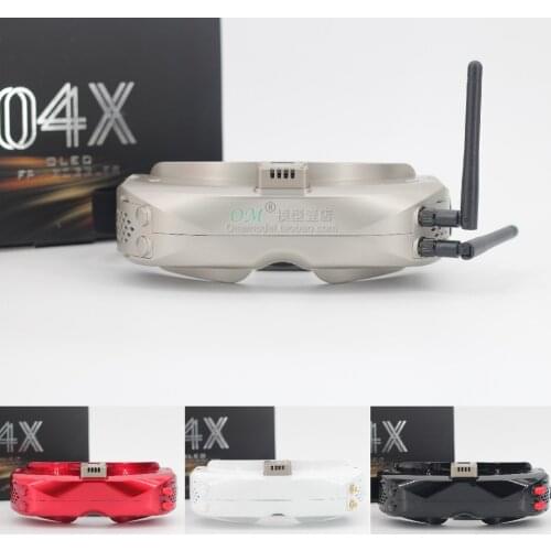 SKYZONE 04X SKY04XOLED 5.8G 48CH Steadyview Receiver 1280X960 DVR FPV Goggles with Head Tracker Fan for RC Airplane FPV Racing