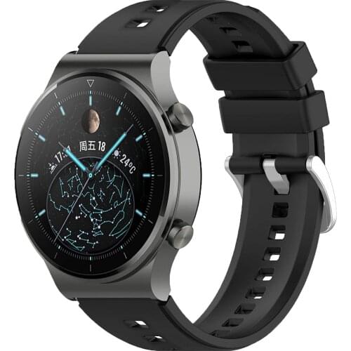 22mm Watch Strap For Huawei Watch gt2 Pro Amazfit GTR 47mm Silicone Band for Samsung Galaxy Watch 3 45mm 46mm Wrist Bracelet