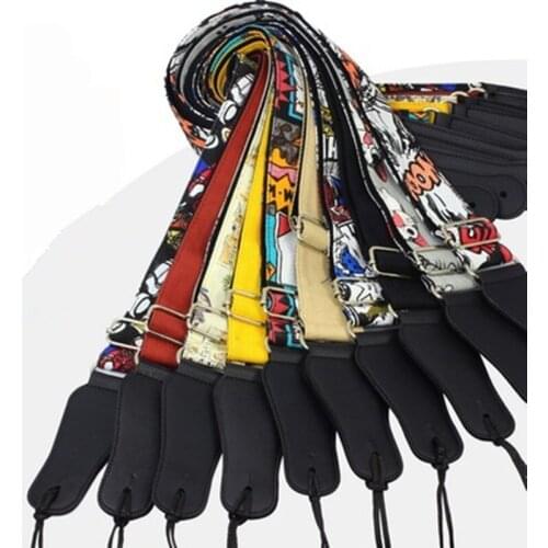 10 Pattern Types Strap for Ukulele Guitar Hook-style National Wind Instrument Accessories Hanging Neck No fading Strap QD001