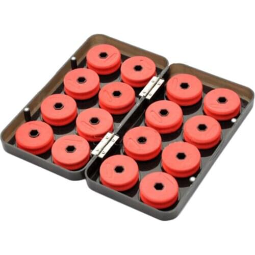 Fishing Tools 16 Axis Fishing Line Winding Line Boxes Bobbin Spools Tackle Accessory With Durable Box Case Fishing