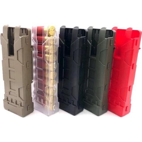 Tactical Airsoft Shooting Magazine Box Hold 10 Rounds 12 Gauge ABS Plastic Quick Release Magazine Molle Tactical Hunting Mag