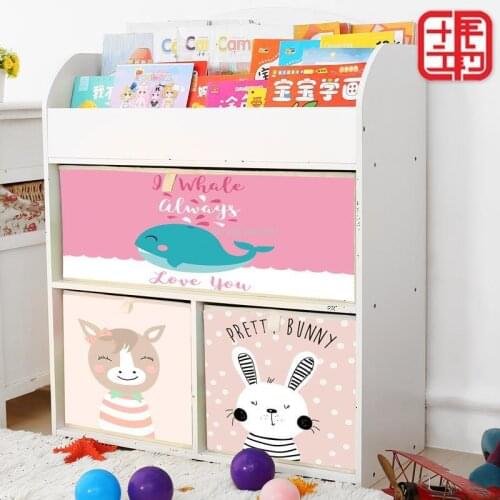 Drawer type children toy storage rack multifunctional toy rack childrens picture book rack bookshelf toy cabinet toy box shelf