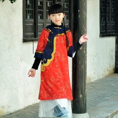 Chinese Traditional Clothings For Women Ethnic Robe Ancient Chinese Costume National Costume For Kids Hanfu Dress FF2498