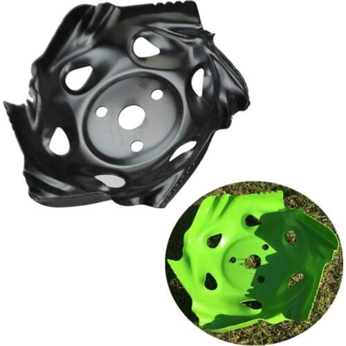 Universal Grass Trimmer Head Lawn Mower Brush Cutter Tray Hoeing Scraper Blade Root Remover Accessories Weeder Manganese Steel