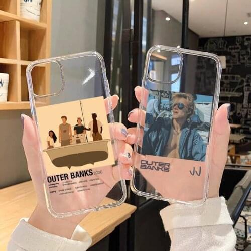 Outer Banks OBX Phone Case For iphone 12 11 8 7 6s 6 5 5s 5c se plus mini x xs xr pro max Transparent soft