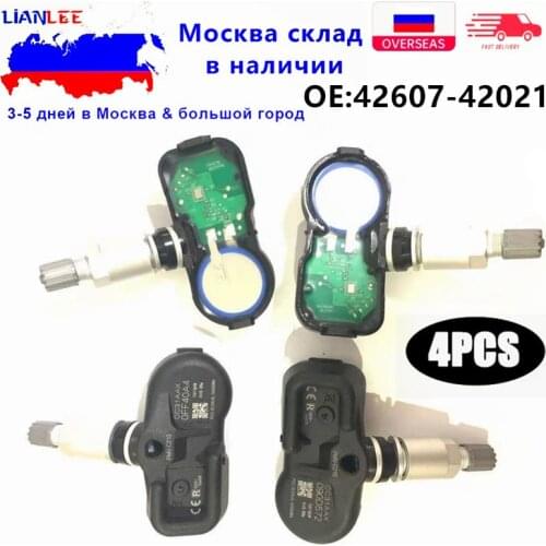 High Quality 4260742021 Tire Pressure Sensor Monitoring System 433MHz PMV-C210 For TOYOTA AVANZA INNOVA PriusV Rush 42607-42021
