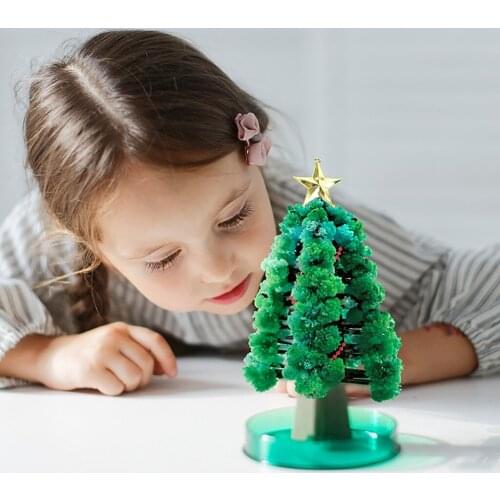 1/3/5/8/10 PCS Paper Tree Flowering Toy Creative Colorful Magic Paper Crafts Xmas Gift Family Home Fun Kids Gift Christmas Tree
