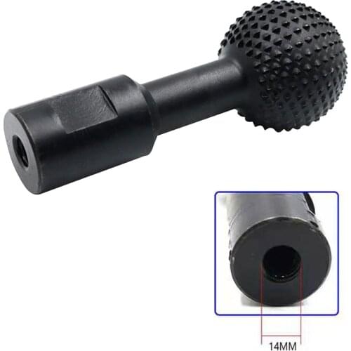 10/14mm Gouge Spherical Spindles Shaped Wood Gouge Power Carving Attachment For Angle Grinder Wooden Groove Carving Tool