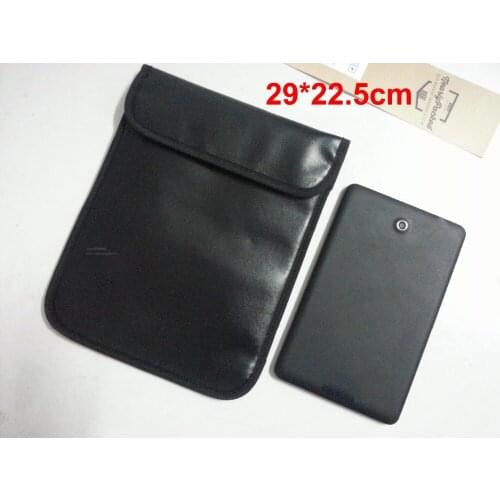 10pcs New Ymitn Signal Blocker Business PU Pouch RFID Tracking Bugging Privacy Protector radiation bag For Apple Samsung tablet