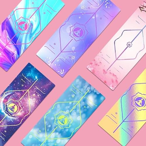 183cm*61cm Folding yoga mat rubber yoga mat non-slip fitness mat beginner yoga mat suede yoga mat