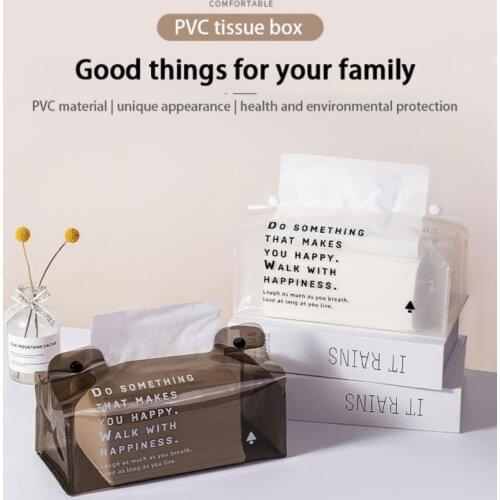 20.8*11*14cm Tissue Box Face Towel Dispenser Napkin Storage Bag Bathroom Kitchen Office Letter Pumping Box Hanging Car Paper Cov