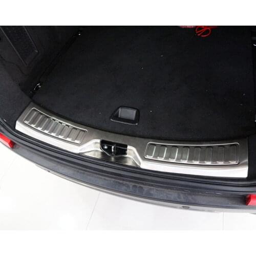 For Land Rover Discovery Sport 2015 2016 Car Styling Accessories Stainless Steel Rear Bumper Protector Trim Sticker FreeShipping