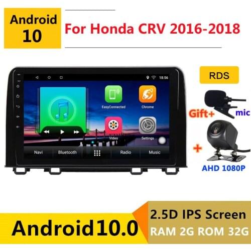 Android 10 Car DVD Multimedia Player GPS For Honda CRV CR-V 5 RT RW 2016 2017 2018 2019 audio auto radio stereo navigation