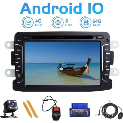 ZLTOOPAI Android 10 For Renault Duster Dacia Logan Sandero Xray 2 Auto Radio Car Multimedia Player GPS Navigation DVD CD Player
