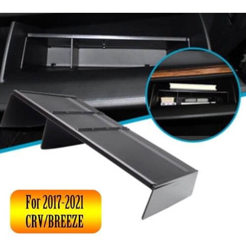 For Honda CRV/BREEZE 2017-2020 Co-pilot Glove Storage Partition Tool-free Installation Partition Modified Interior Storage Box