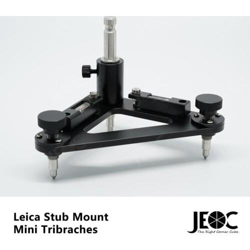 JEOC High Accurate Tribrach with Leica Stub Mount, Dual Tube Bubble Level