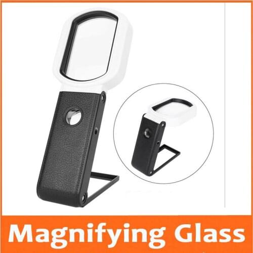 10X LED USB Desktop Table Lamp Reading Magnifying Glass LED Mobile Phone Repair Hand-held Magnifier Lupa with 7 Lamps