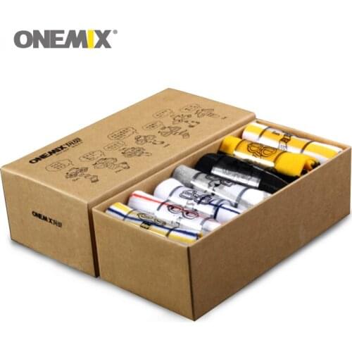 ONEMIX 7 pairs Mens Running Sports Socks 7 days Comfortable Soft Indoor Casual Training Cotton Absorb sweat and deodorize Socks